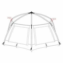 Accessoire Trakker Tempest Brolly 100t Pole 3