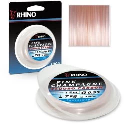 Fluorocarbone Rhino Pink Champagne – 15m [Taille 0,85 mm]
